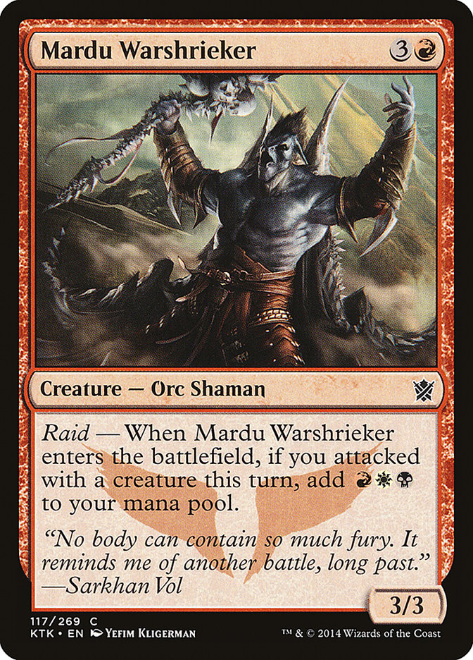 Mardu Grito de Guerra [Khans de Tarkir] 