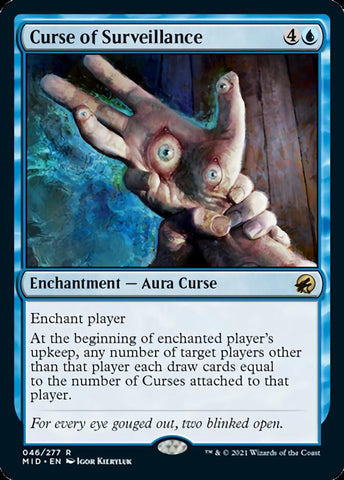 La maldición de la vigilancia [Innistrad: Caza de medianoche] 