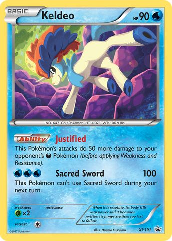 Keldeo (XY191) [XY: Promociones de Black Star] 