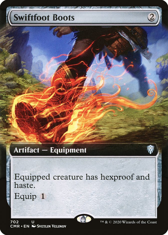 Botas Swiftfoot (arte extendido) [Commander Legends] 
