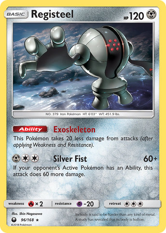 Registeel (96/168) [Sol y Luna: Tormenta Celestial] 