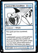 Condición de victoria de control [Tarjetas de prueba de juego Mystery Booster] 