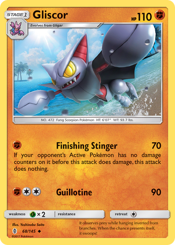 Gliscor (68/145) [Sol y Luna: Guardianes en ascenso] 