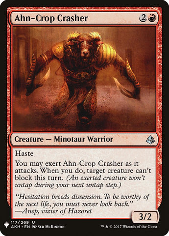 Ahn-Crop Crasher [Potenciador misterioso] 