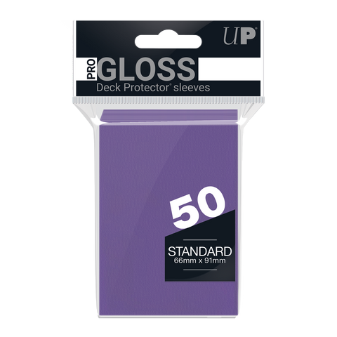 Ultra PRO: Fundas estándar de 50 ct - PRO-Gloss (púrpura) 