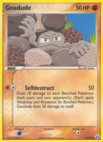 Geodude (53/92) [EX: Creador de leyendas] 