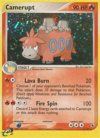 Camerupt (4/109) [EX: Rubí y Zafiro] 
