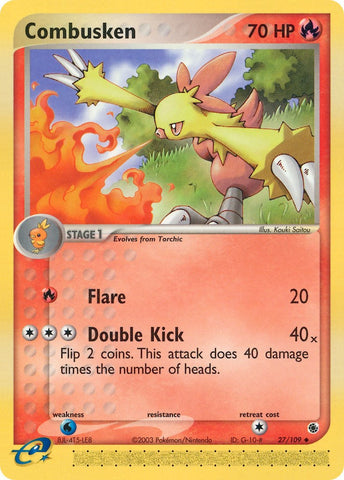 Combusken (27/109) [EX: Rubí y Zafiro] 