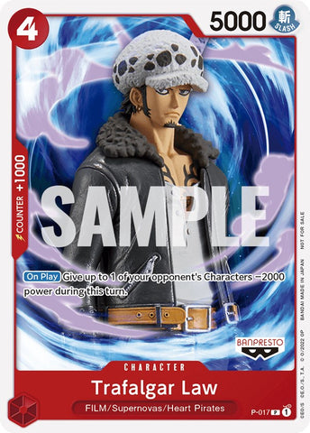 Trafalgar Law (película roja de One Piece) [Tarjetas de promoción de One Piece] 