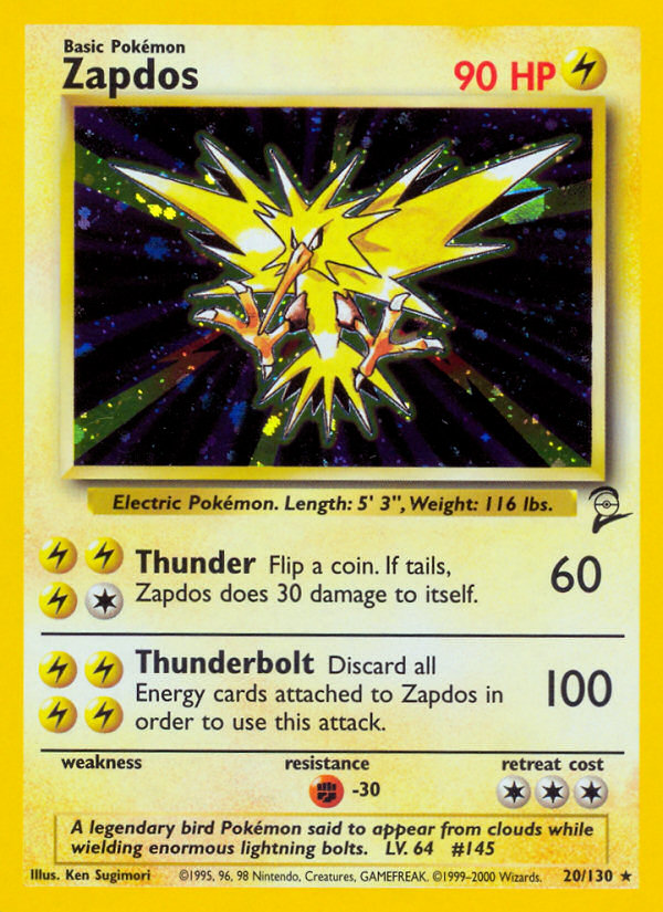 Zapdos (20/130) [Conjunto básico 2] 