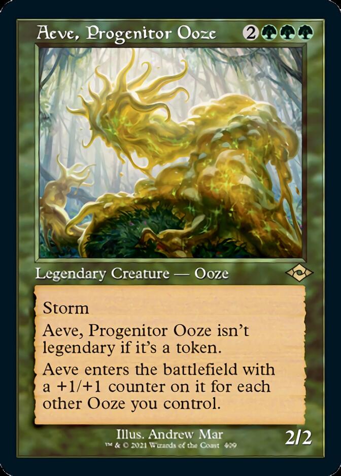 Aeve, Progenitor Ooze (grabado en lámina retro) [Horizontes modernos 2] 