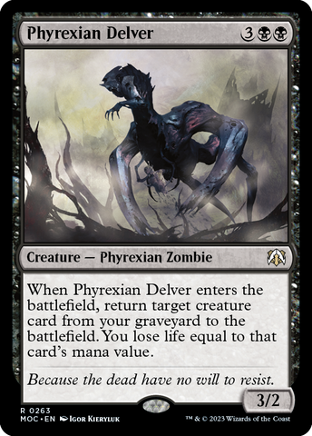 Phyrexian Delver [Marcha del comandante de la máquina] 