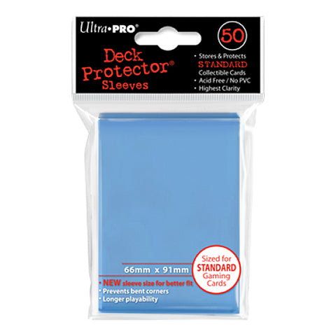 Ultra PRO: Fundas estándar de 50 ct - PRO-Gloss (azul claro - embalaje antiguo) 