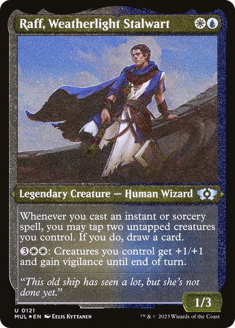 Raff, incondicional del Vientoligero (grabado en aluminio) [Leyendas del Multiverso] 