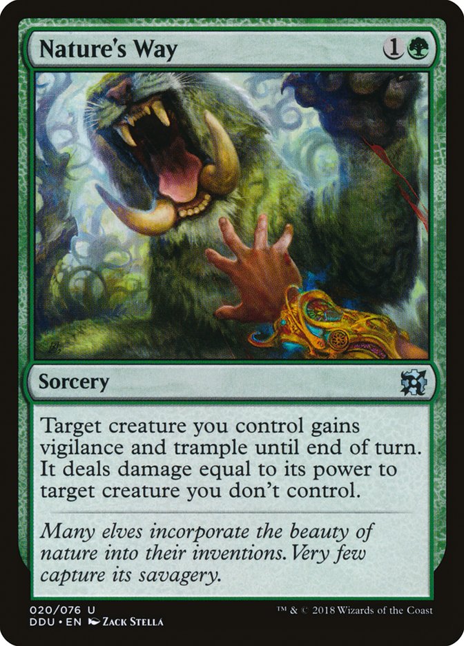 Nature's Way [Mazos de duelo: Elfos contra inventores] 