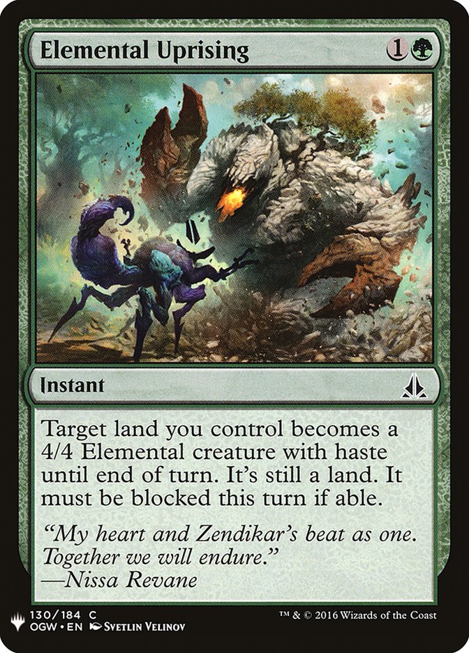 Levantamiento elemental [potenciador misterioso] 
