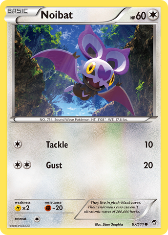 Noibat (87/111) [XY: Puños furiosos] 