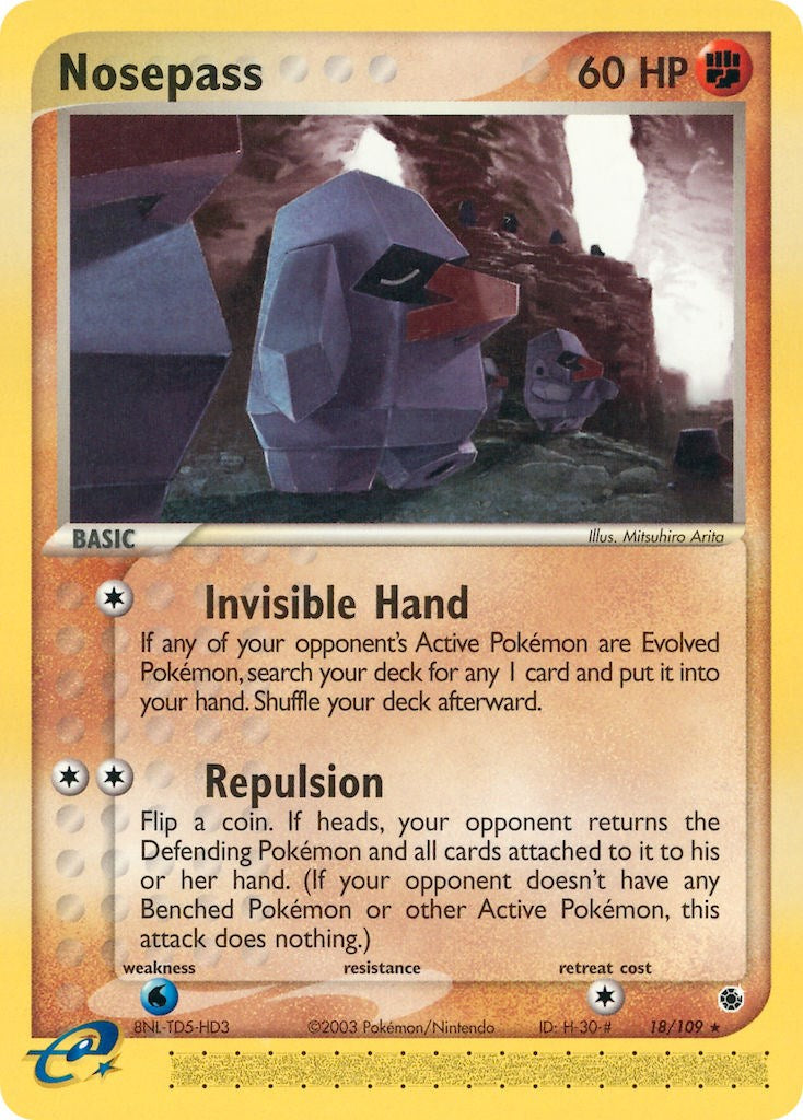 Nosepass (18/109) [EX: Rubí y Zafiro] 