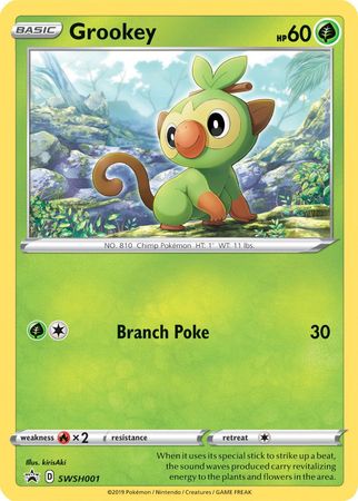 Grookey (SWSH001) [Espada y escudo: Promociones de Black Star] 