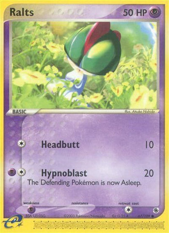 Ralts (67/109) [EX: Rubí y Zafiro] 