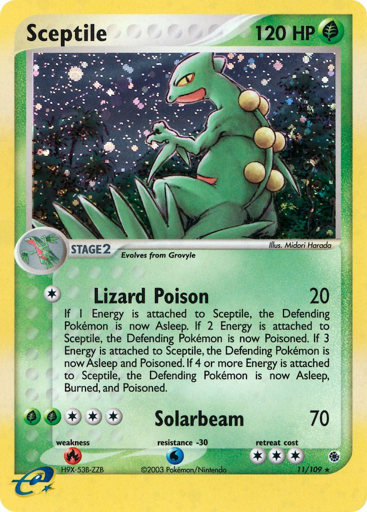 Sceptile (11/109) [EX: Rubí y Zafiro] 