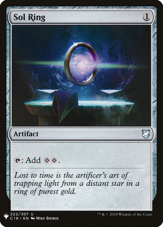 Anillo solar [potenciador misterioso] 