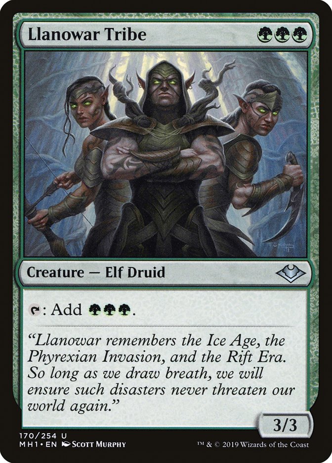 Tribu Llanowar [Horizontes modernos] 