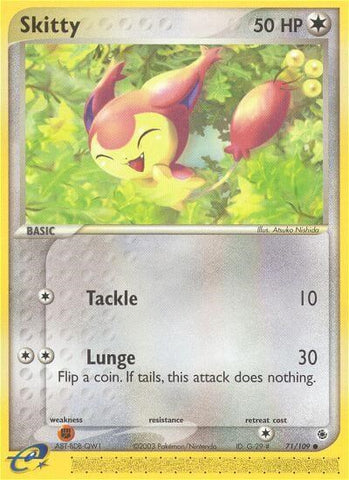 Skitty (71/109) [EX: Rubí y Zafiro] 