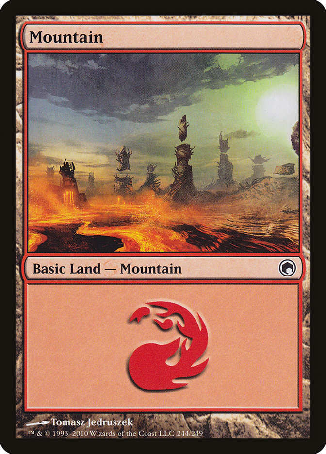 Montaña (244) [Cicatrices de Mirrodin] 
