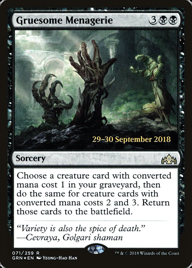 Casa de fieras espantosa [Promociones de presentación de Guilds of Ravnica] 
