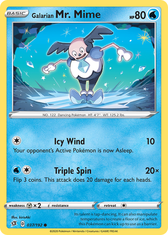 Sr. Mime de Galar (037/192) [Espada y escudo: Choque rebelde] 