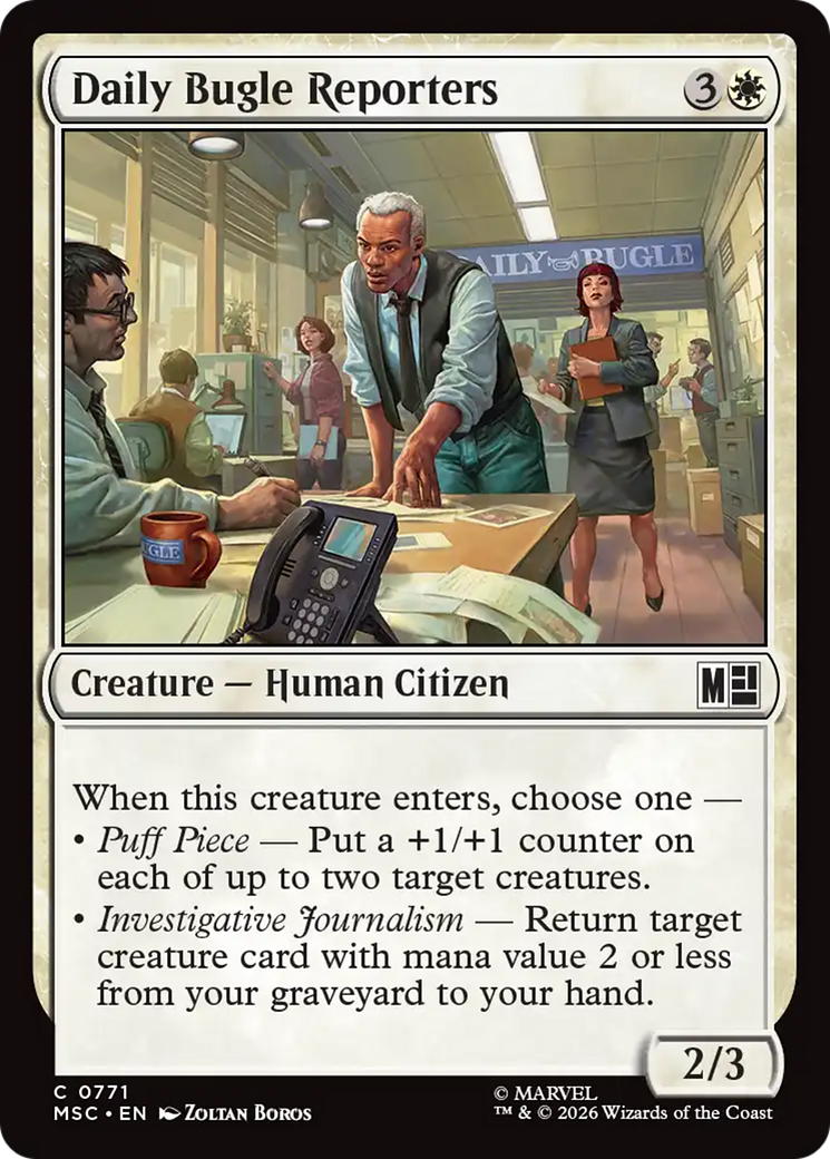 Daily Bugle Reporters [Marvel Super Heroes Commander]