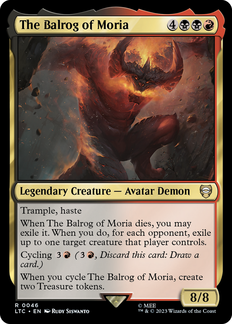 El Balrog de Moria [El Señor de los Anillos: Cuentos del Comandante de la Tierra Media] 