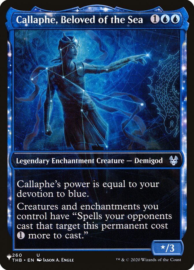 Callaphe, amada del mar (escaparate) [La lista] 