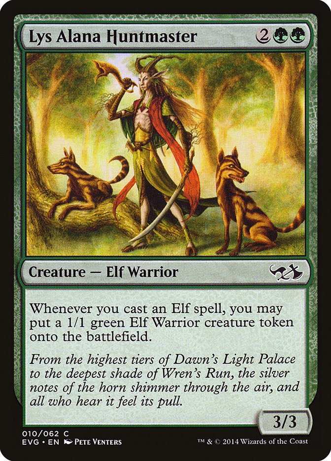 Lys Alana Huntmaster (Elfos contra Goblins) [Antología de Duel Decks] 