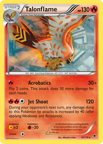 Talonflame (10/119) [XY: Fuerzas fantasma] 