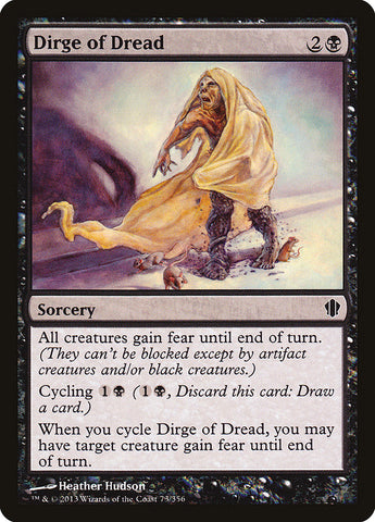 Canto fúnebre del pavor [Commander 2013] 