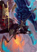 Tarjeta artística Eradicator Valkyrie (firma estampada en oro) [Serie de arte Kaldheim] 