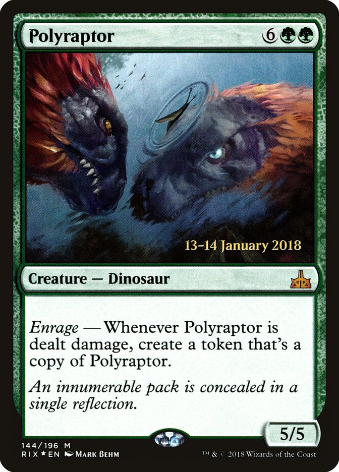 Polyraptor [Rivales de las promociones de presentación de Ixalan] 