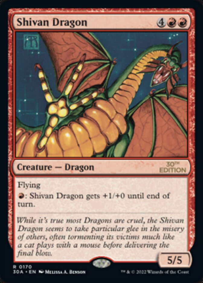 Dragón Shivan [Edición del 30º aniversario] 