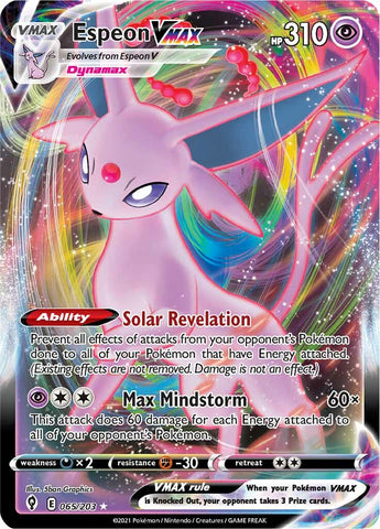 Espeon VMAX (065/203) [Espada y escudo: cielos en evolución] 