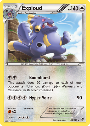 Exploud (85/119) [XY: Fuerzas fantasma] 
