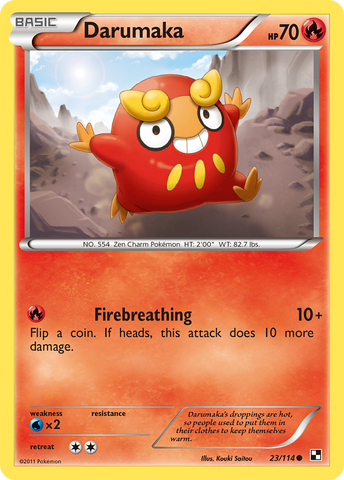 Darumaka (23/114) [Blanco y negro: Conjunto básico] 