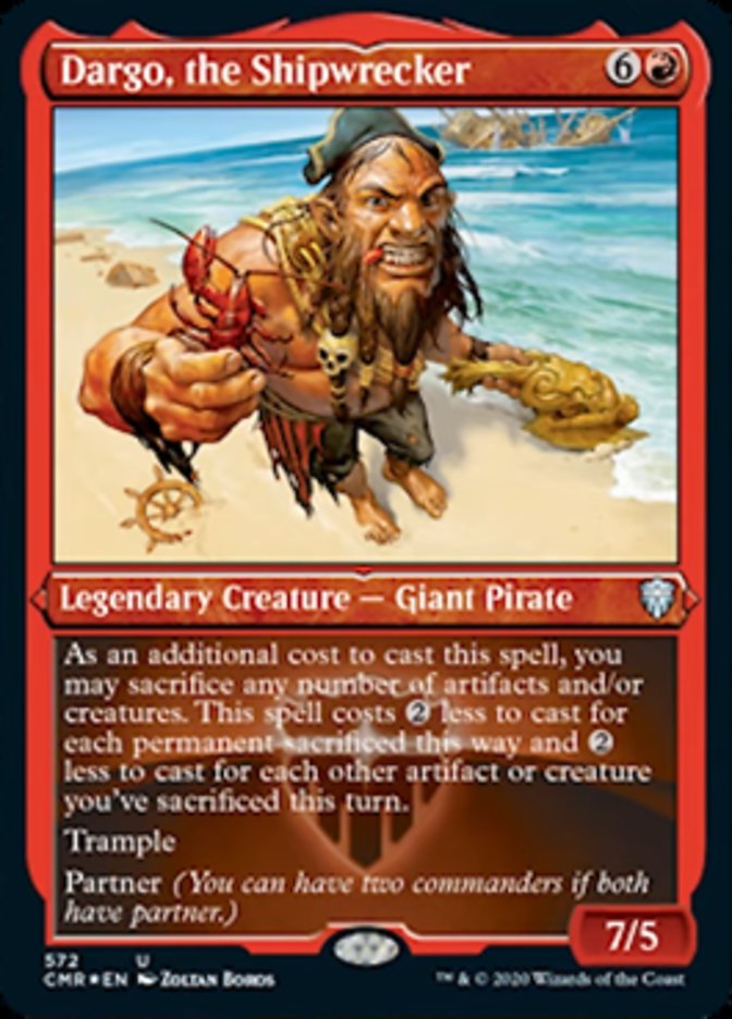 Dargo, el naufragador (grabado) [Commander Legends] 