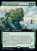Troll antiguo (arte extendido) [Kaldheim] 