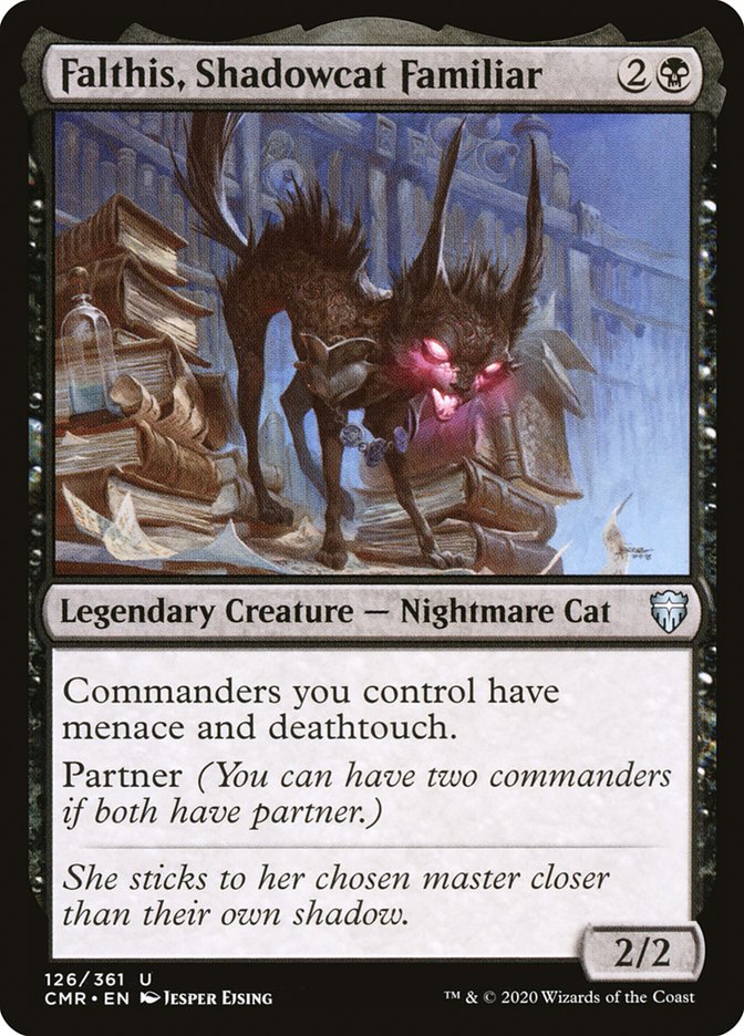 Falthis, familiar Shadowcat [Commander Legends] 