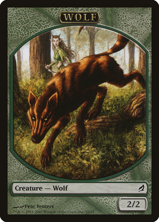 Ficha de lobo [Fichas de Lorwyn] 