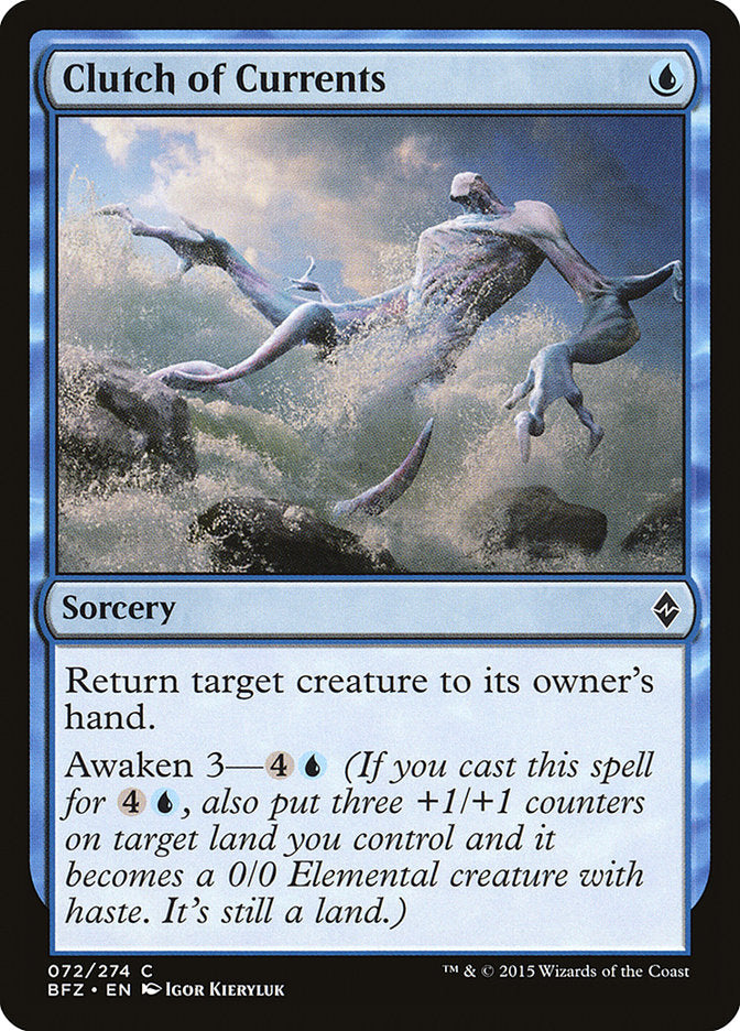 Embrague de corrientes [Batalla por Zendikar] 