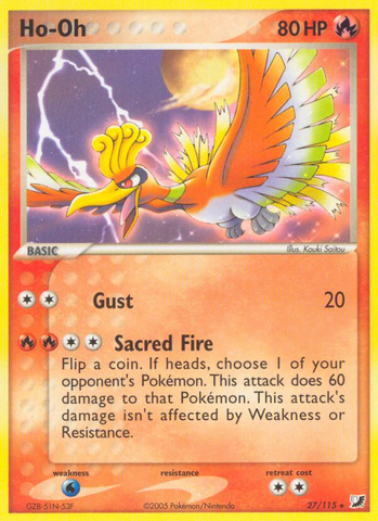 Ho-Oh (27/115) [EX: Fuerzas invisibles] 