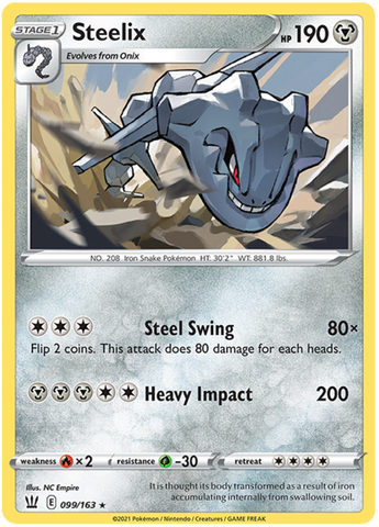 Steelix (099/163) [Espada y escudo: estilos de batalla] 